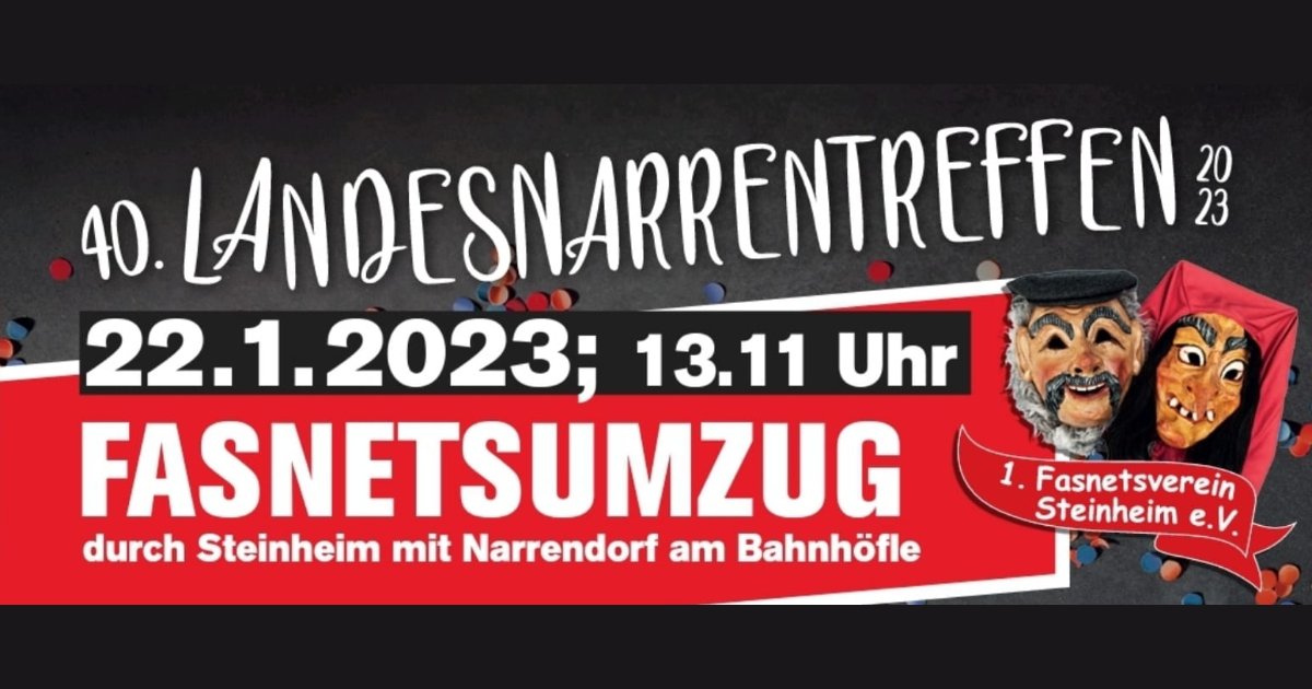 Landesnarrentreffen in Steinheim an der Murr